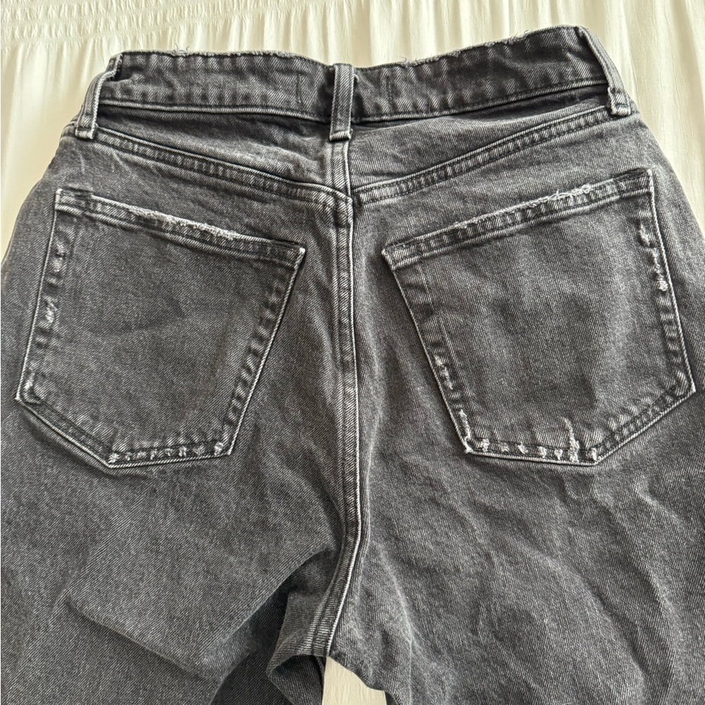 Abercrombie and fitch black “the dad” high rise curve love Jean size 28 (6) - Picture 6 of 11
